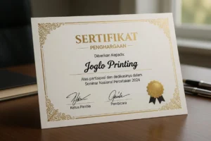 cetak sertifikat Jakarta